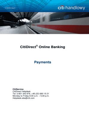 CitiDirect Online Banking